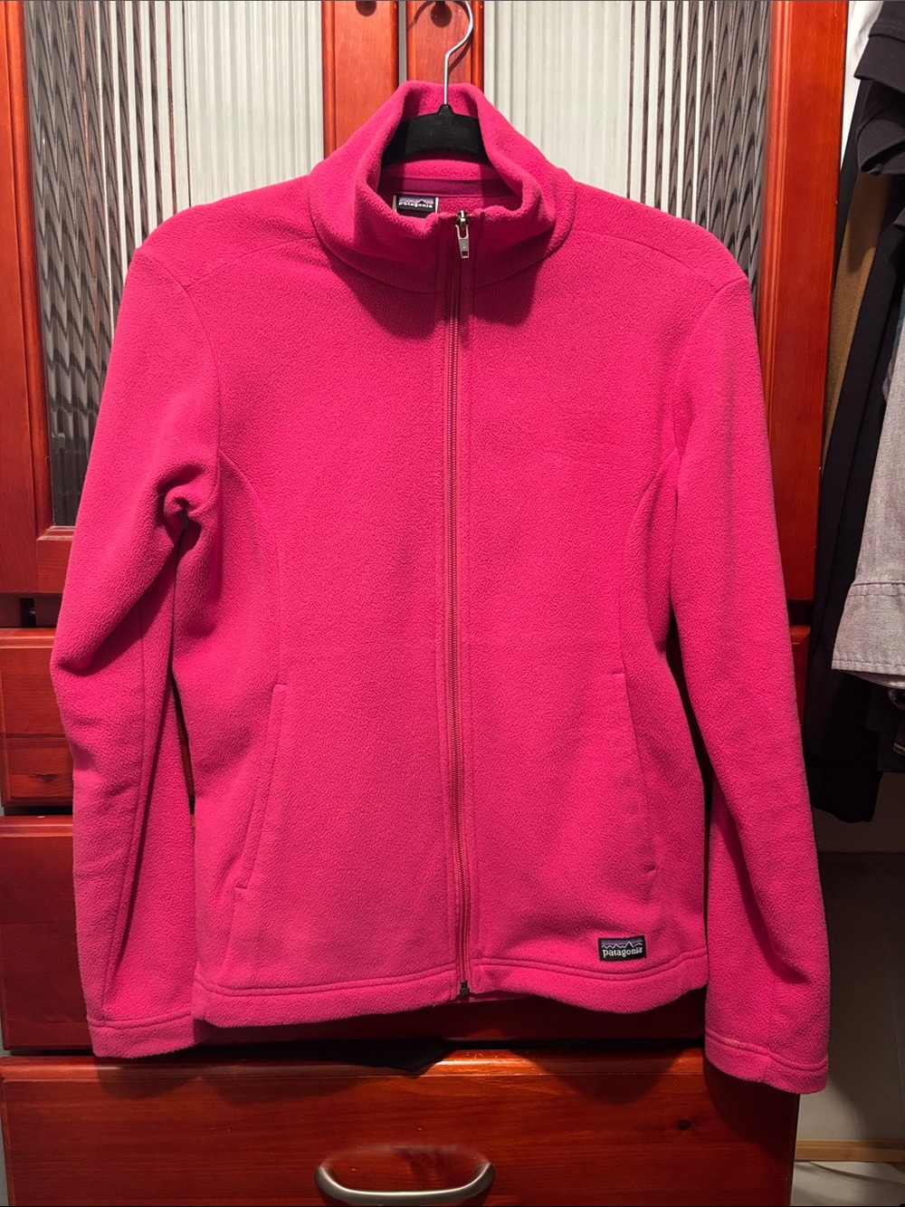 Patagonia Bright Pink Full-Zip Women's Fleece Jacket